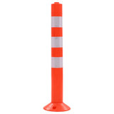 Traffic control bollard 5 pcs Plastic 75 cm