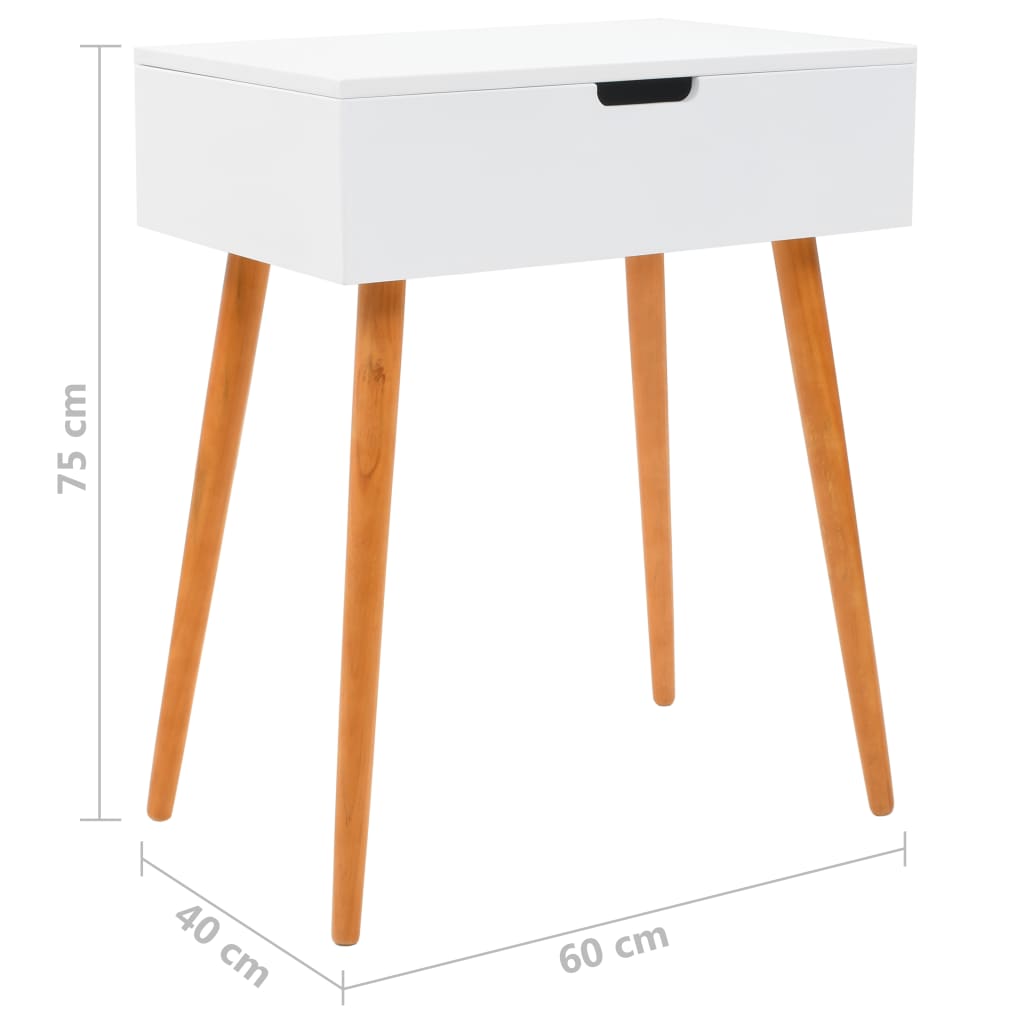 Schminktisch mit MDF-Spiegel 60 x 40 x 75 cm