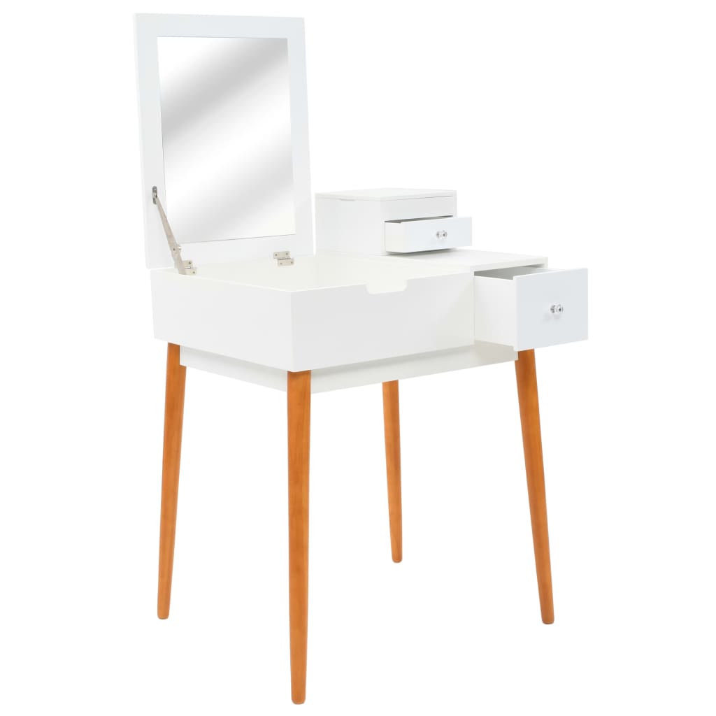 Coiffeuse avec miroir MDF 60 x 50 x 86 cm