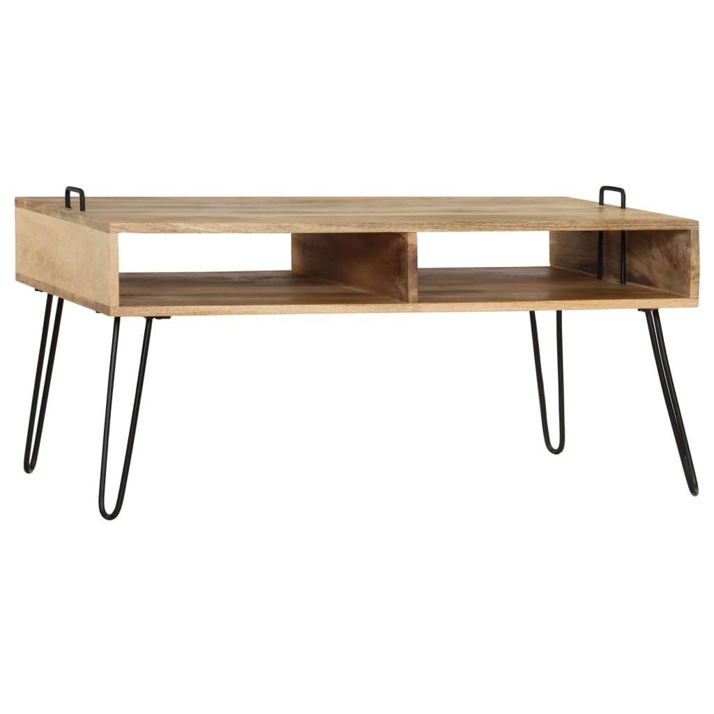 Couchtisch Massives Mangoholz 100x60x45 cm