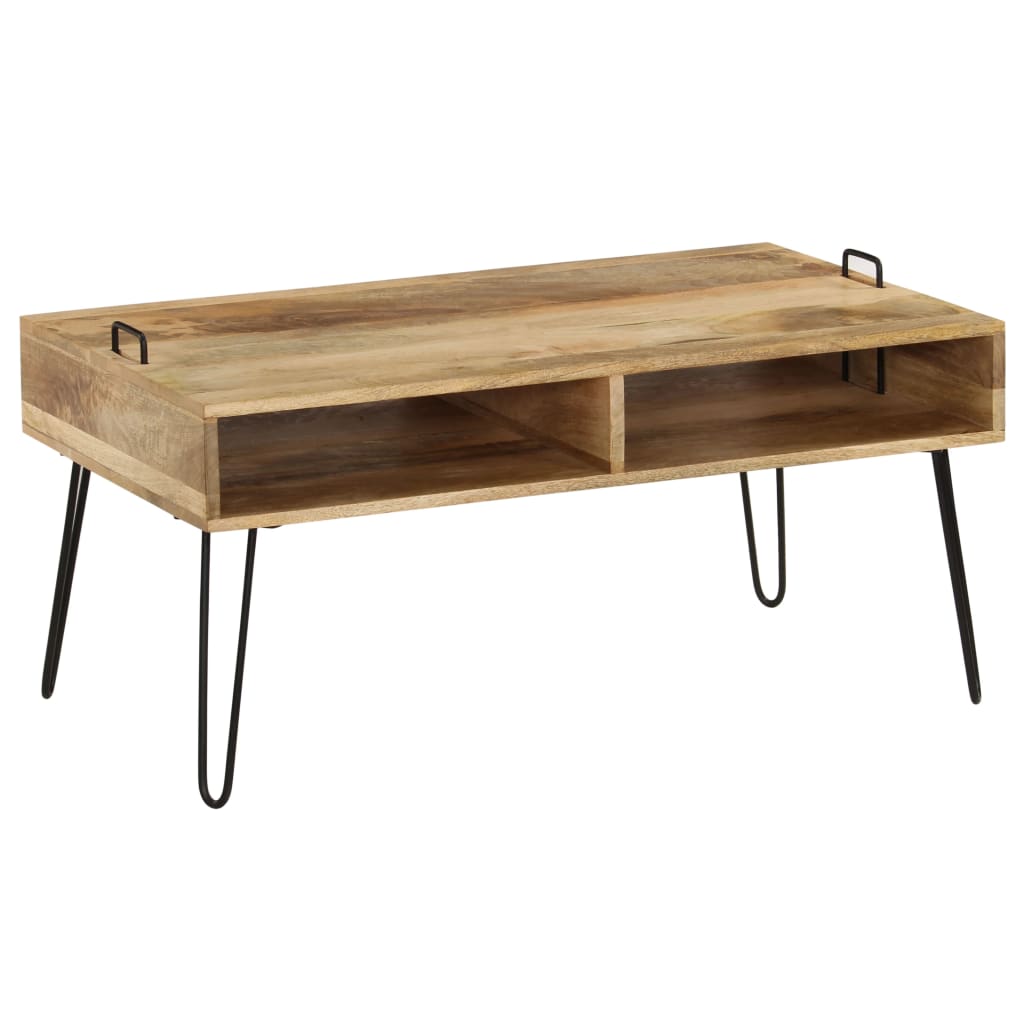 Couchtisch Massives Mangoholz 100x60x45 cm