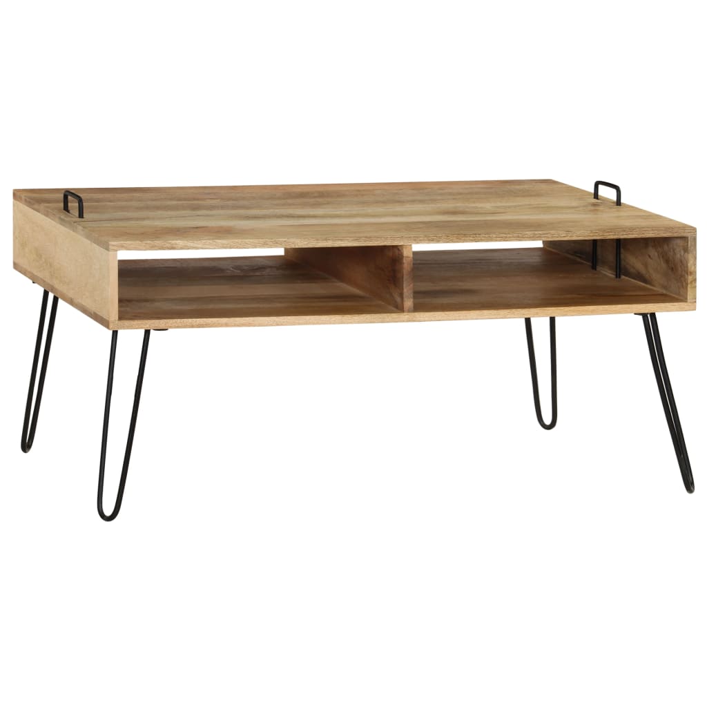 Couchtisch Massives Mangoholz 100x60x45 cm