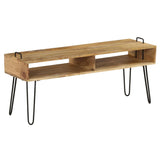 Meuble TV Bois de manguier massif 110 x 35 x 45 cm