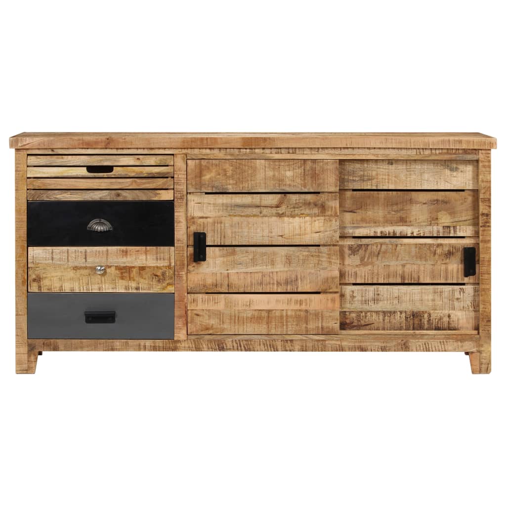 Solid Mango Wood Sideboard 160x40x80 cm