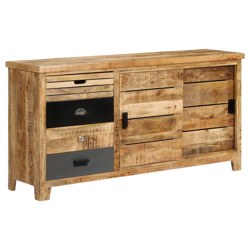 Solid Mango Wood Sideboard 160x40x80 cm