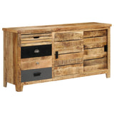 Solid Mango Wood Sideboard 160x40x80 cm