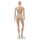 Sexy female mannequin with glass base Beige 180 cm