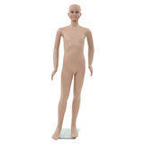 Mannequin enfant corps complet avec base verre Beige 140 cm