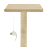 Arbre à chat avec griffoirs en sisal 95 cm Beige