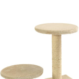 Arbre à chat avec griffoir en sisal 60 cm Beige