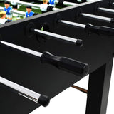 Table de football Acier 60 kg 140 x 74,5 x 87,5 cm Noir