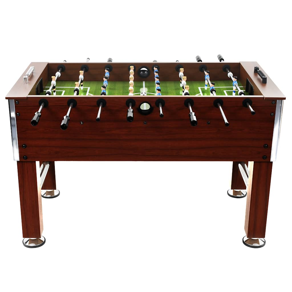 Table de football Acier 60 kg 140 x 74,5 x 87,5 cm Marron