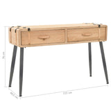 Konsolentisch Massives Tannenholz 115x40,5x76 cm