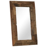 Miroir Bois de récupération massif 50 x 80 cm