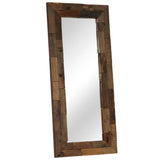 Miroir Bois de récupération massif 50 x 110 cm