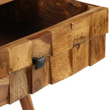 Table basse Bois massif avec finition miel 110x50x37 cm