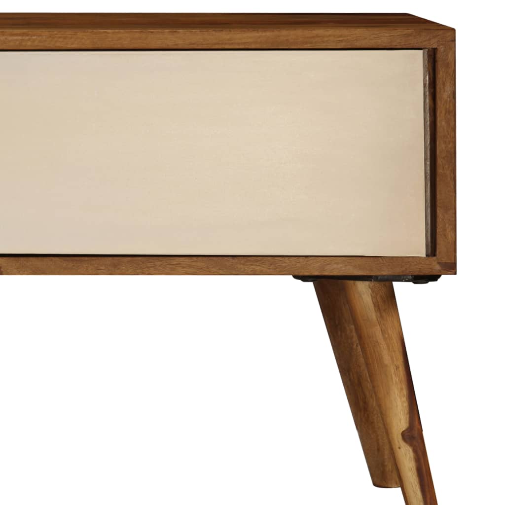 Meuble TV 140x30x40 cm bois massif