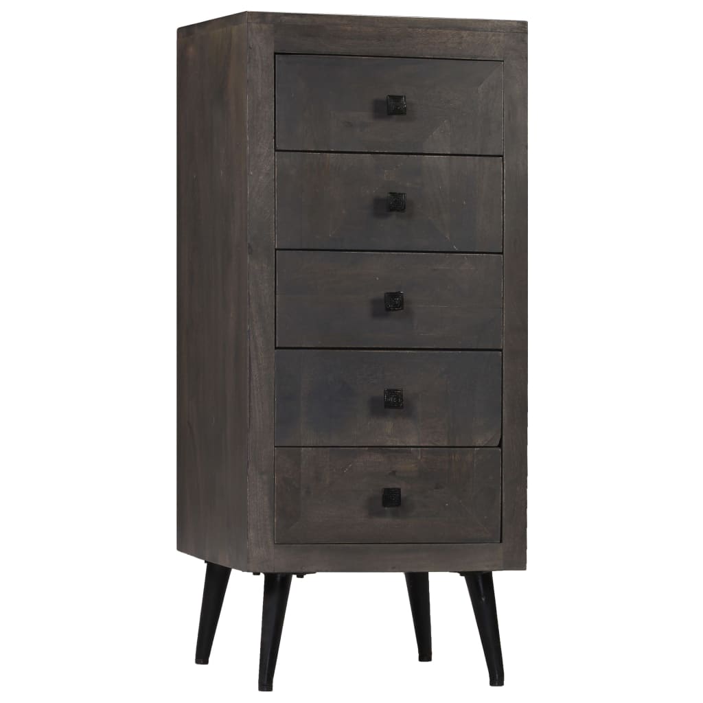 Solid mango wood sideboard 40x40x91 cm