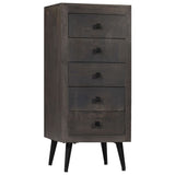 Solid mango wood sideboard 40x40x91 cm