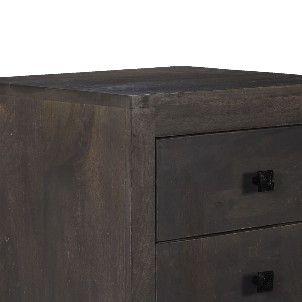 Solid mango wood sideboard 40x40x91 cm