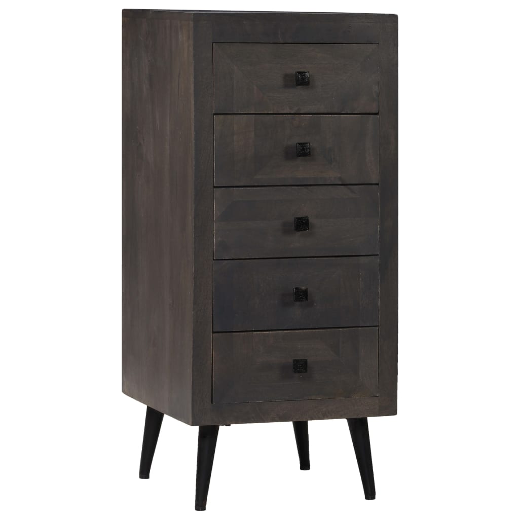 Solid mango wood sideboard 40x40x91 cm