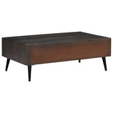 Table basse bois de manguier massif 100x60x35 cm