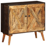 Solid mango wood sideboard 85x30x75 cm