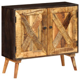 Solid mango wood sideboard 85x30x75 cm