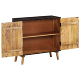 Solid mango wood sideboard 85x30x75 cm