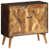 Solid mango wood sideboard 85x30x75 cm