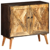 Solid mango wood sideboard 85x30x75 cm