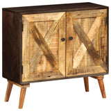 Solid mango wood sideboard 85x30x75 cm