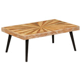 Table basse Bois de manguier massif 90x55x36 cm