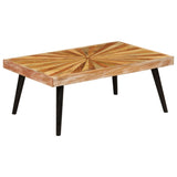 Table basse Bois de manguier massif 90x55x36 cm