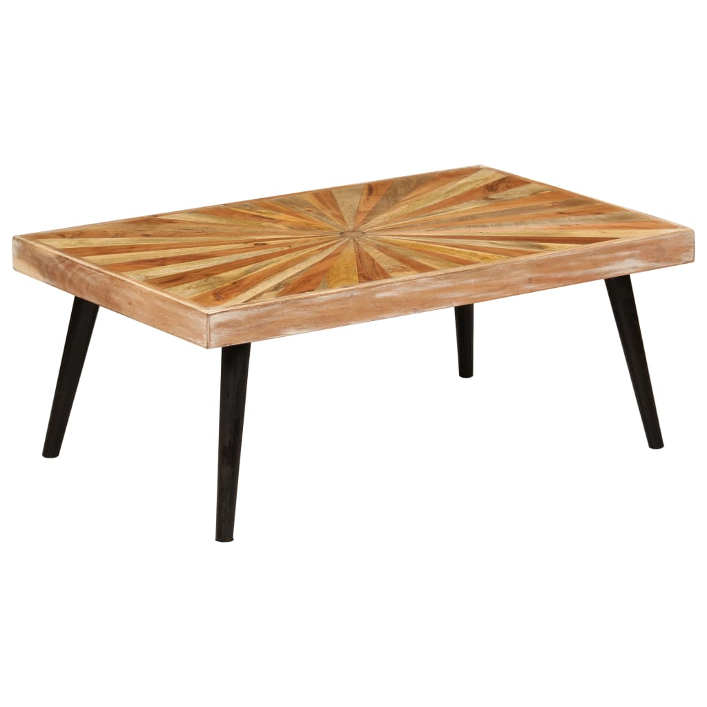 Table basse Bois de manguier massif 90x55x36 cm