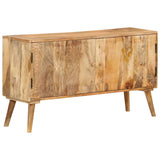 Solid mango wood sideboard 110x30x60 cm