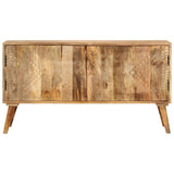 Solid mango wood sideboard 110x30x60 cm