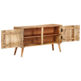 Solid mango wood sideboard 110x30x60 cm