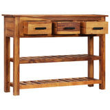 Buffet avec 3 tiroirs 110x30x80 cm Bois massif