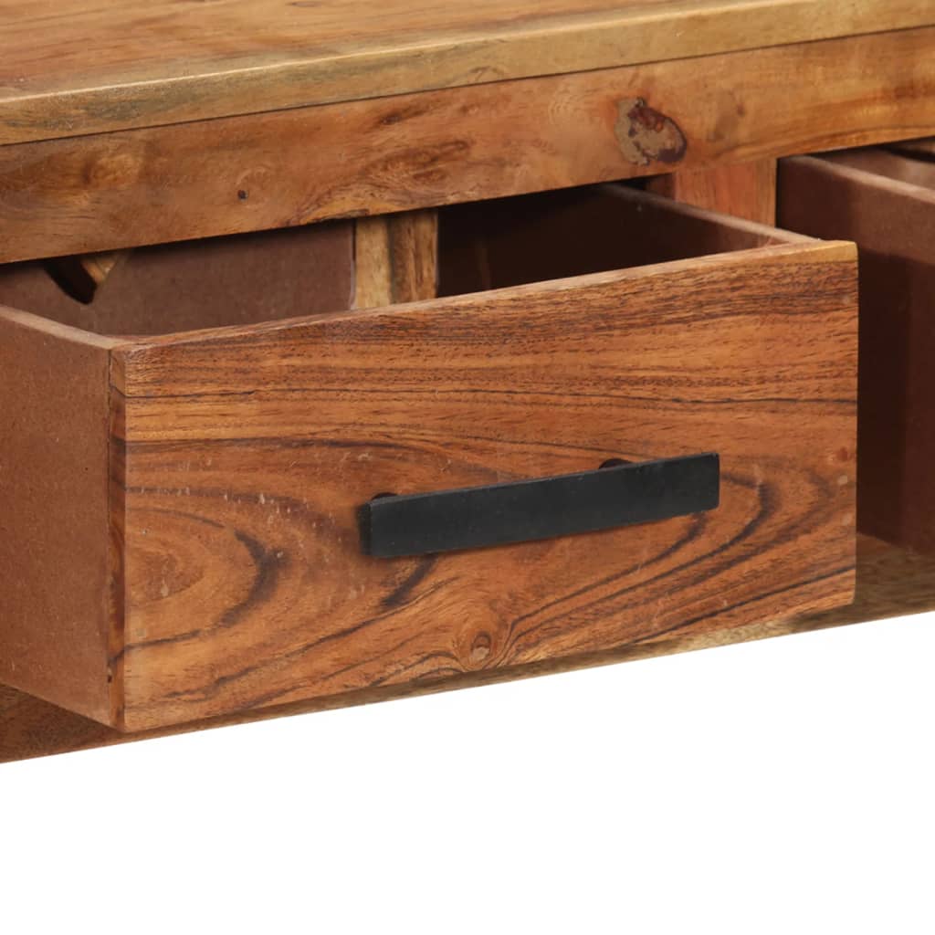 Buffet avec 3 tiroirs 110x30x80 cm Bois massif