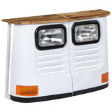 Buffet Bois de manguier massif Forme de camion Blanc