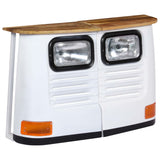 Buffet Bois de manguier massif Forme de camion Blanc