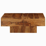 Table basse 80x80x30 cm bois d'acacia massif