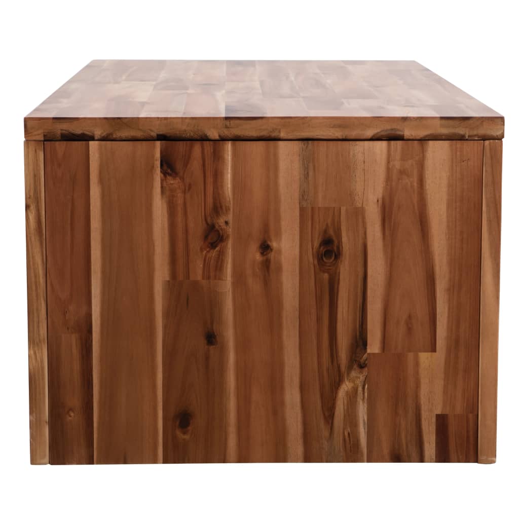 Table basse Bois d'acacia massif 90x50x37,5 cm