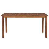 Table de jardin 150x90x74 cm Bois d'acacia massif