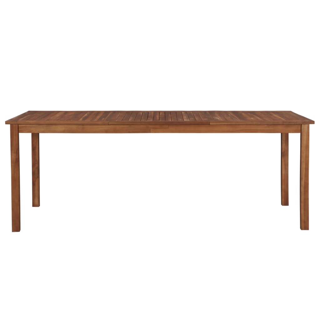 Table de jardin 200x100x74 cm Bois d'acacia massif