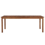 Table de jardin 200x100x74 cm Bois d'acacia massif