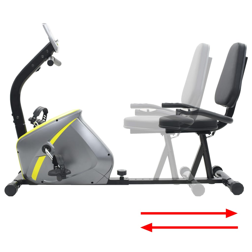 Magnetischer Liegeergometer mit Pulsmessung