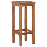 Tabourets de bar lot de 2 bois d'acacia massif