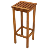 Tabourets de bar lot de 2 bois d'acacia massif